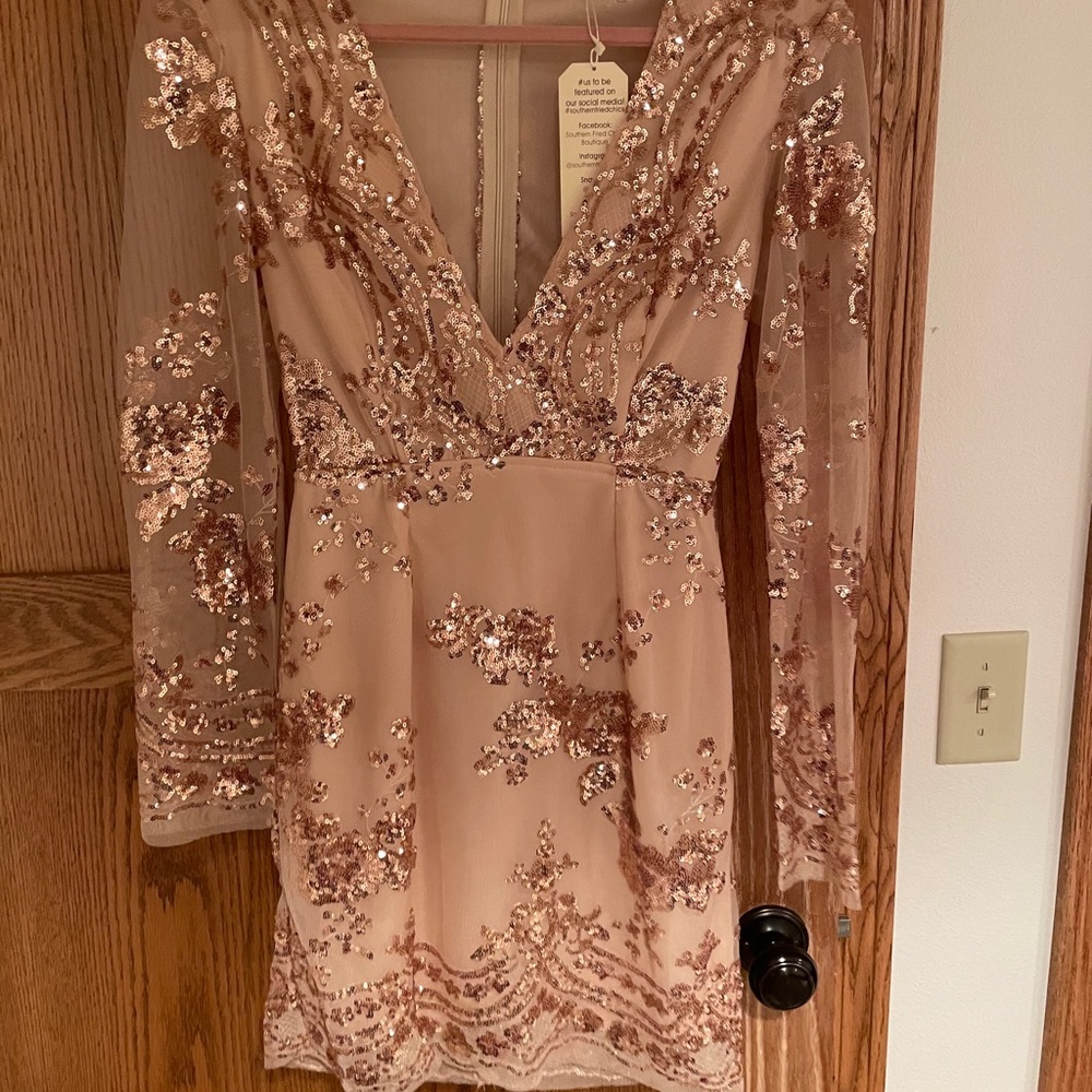 Sequin cocktail dress